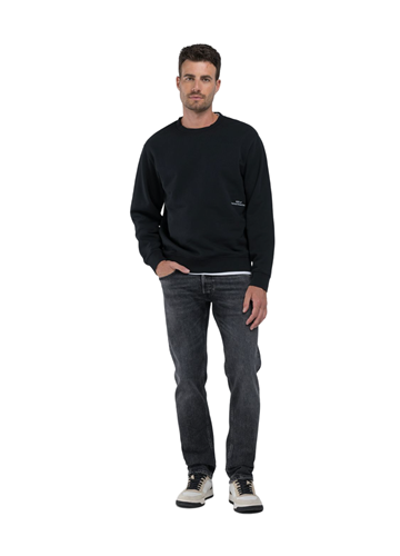 Replay CRNI EARTH MADE SWEATSHIRT S MINI NATPISOM - 1