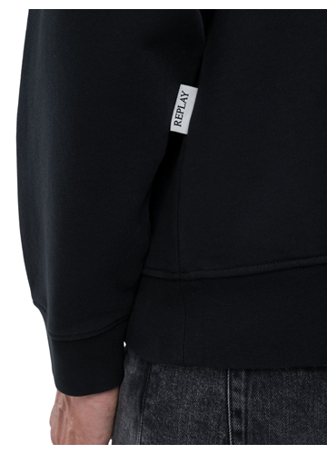 Replay CRNI EARTH MADE SWEATSHIRT S MINI NATPISOM - 4