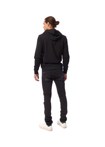 Replay CRNI HOODIE S REPLAY ARCHIVE LOGOTIPOM - 4