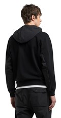 CRNI HOODIE S ISPISOM SLOVA NA RUKAVU - 3