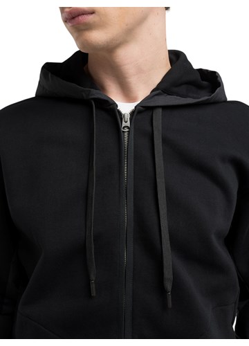 Replay CRNI HOODIE S ISPISOM SLOVA NA RUKAVU - 5