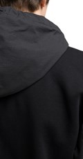 CRNI HOODIE S ISPISOM SLOVA NA RUKAVU - 7