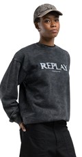 CRNI ISPRANI SWEATSHIRT S NATPISOM - 1