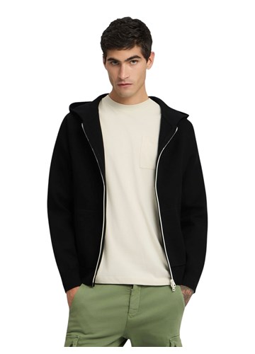 Replay CRNI KARDIGAN S KAPULJAČOM I PRINTOM - 2