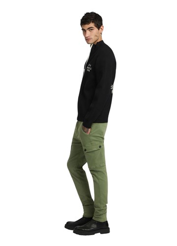 Replay CRNI KARDIGAN S VISOKIM OVRATNIKOM I ZATVARAČEM - 4