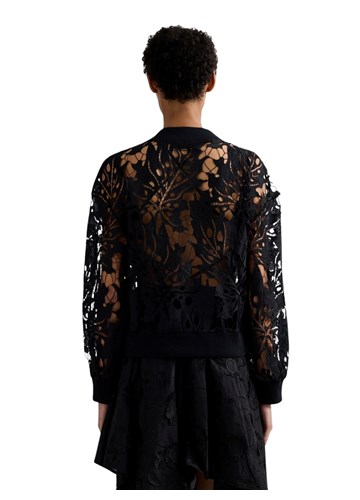 Replay CRNI KARDIGAN S ČIPKOM - 3