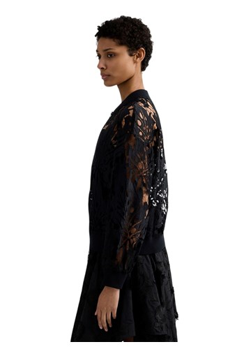 Replay CRNI KARDIGAN S ČIPKOM - 4