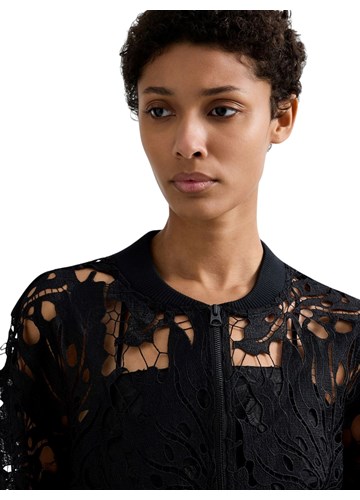 Replay CRNI KARDIGAN S ČIPKOM - 5