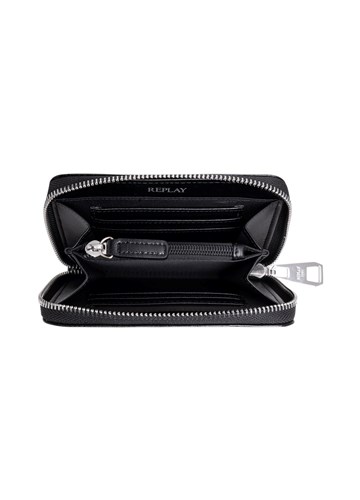 Replay CRNI NOVČANIK SA ZGUŽVANIM EFEKTOM - 3