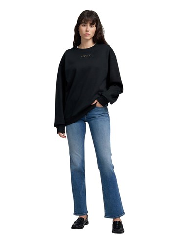 Replay CRNI OVERSIZE SWEATSHIRT S MINI PRINTOM - 1