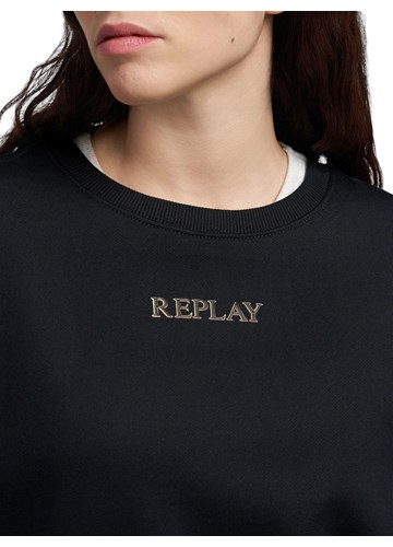 Replay CRNI OVERSIZE SWEATSHIRT S MINI PRINTOM - 5