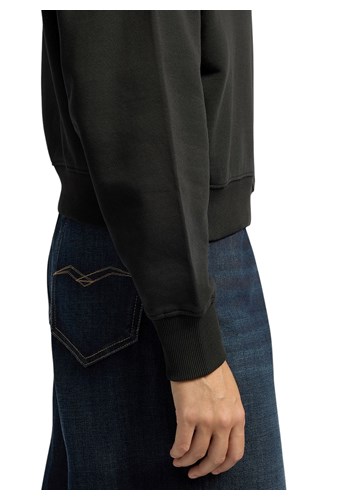 Replay CRNI PAMUČNI SWEATSHIRT S REPLAY NATPISOM - 7 Replay CRNI PAMUČNI SWEATSHIRT S REPLAY NATPISOM - 7
