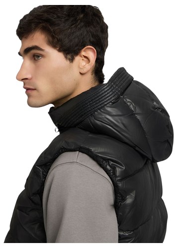 Replay CRNI PODSTAVLJENI PRSLUK S KAPULJAČOM - 7