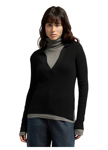 Replay CRNI PULOVER NA V IZREZ - 2 Replay CRNI PULOVER NA V IZREZ - 2