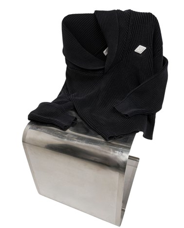 DK3860 G21280G Replay crni rebrasti oversize pulover Replay crni rebrasti oversize pulover