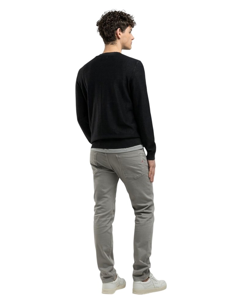 Replay CRNI REGULAR FIT PULOVER S VEZENIM DETALJIMA - 2