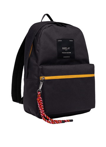 Replay CRNI RUKSAK S KONTRASTNIM DETALJIMA I UKRASNIM PRIVJESKOM  - 1