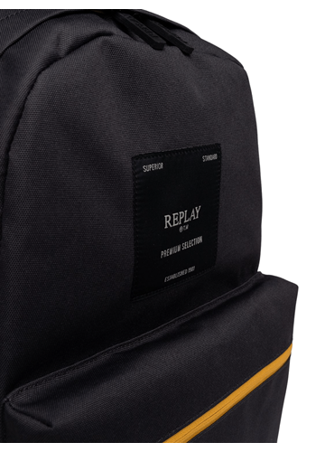 Replay CRNI RUKSAK S KONTRASTNIM DETALJIMA I UKRASNIM PRIVJESKOM  - 5