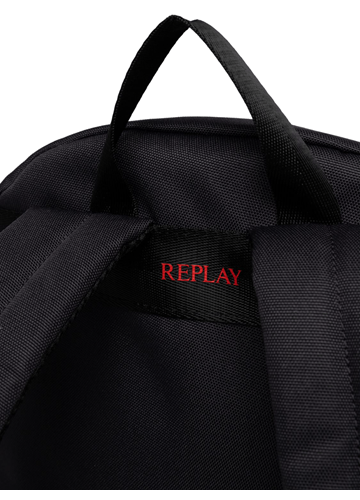 Replay CRNI RUKSAK S KONTRASTNIM DETALJIMA I UKRASNIM PRIVJESKOM  - 7