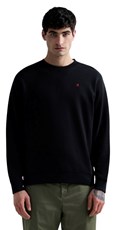 CRNI SWEATSHIRT OD FROTIRA S IZVEZENIM SLOVOM R - 2