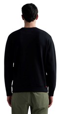 CRNI SWEATSHIRT OD FROTIRA S IZVEZENIM SLOVOM R - 3