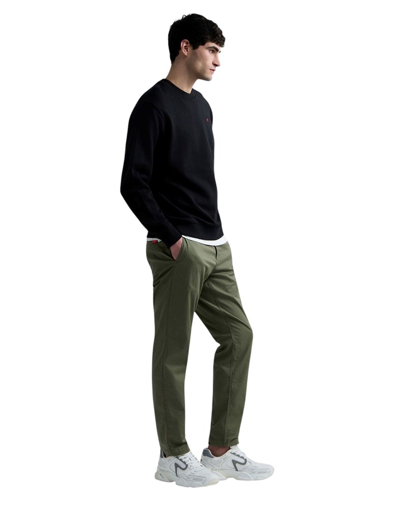 Replay CRNI SWEATSHIRT OD FROTIRA S IZVEZENIM SLOVOM R - 4