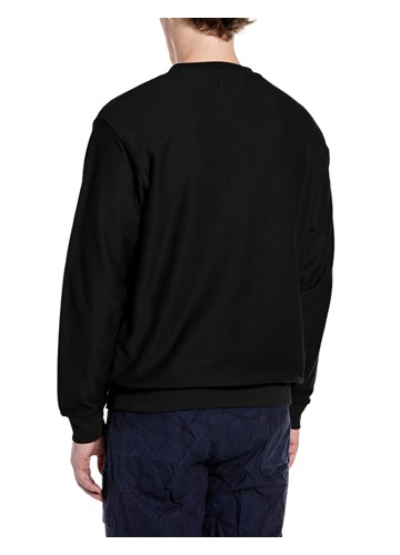 Replay CRNI SWEATSHIRT OD ŽERSEJA S REPLAY NATPISOM - 2