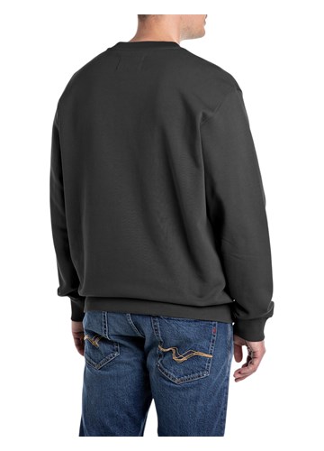 Replay CRNI SWEATSHIRT S GUMIRANIM REPLAY NATPISOM - 2