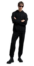 CRNI SWEATSHIRT IZVEZENIM REPLAY NATPISOM - 1