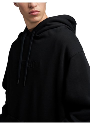 Replay CRNI SWEATSHIRT IZVEZENIM REPLAY NATPISOM - 6