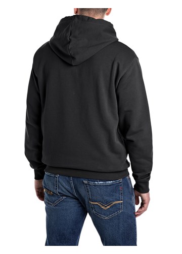 Replay CRNI SWEATSHIRT SKAPULJAČOM I IZVEZENIM LOGOM - 2