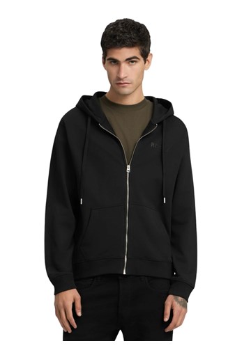 Replay CRNI SWEATSHIRT S KAPULJAČOM I ZATVARAČEM - 2