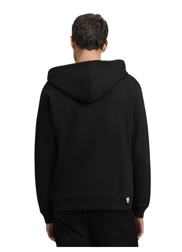 Replay CRNI SWEATSHIRT S KAPULJAČOM I ZATVARAČEM - 3