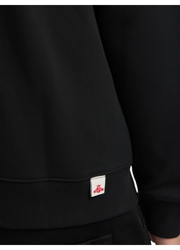 Replay CRNI SWEATSHIRT S KAPULJAČOM I ZATVARAČEM - 7