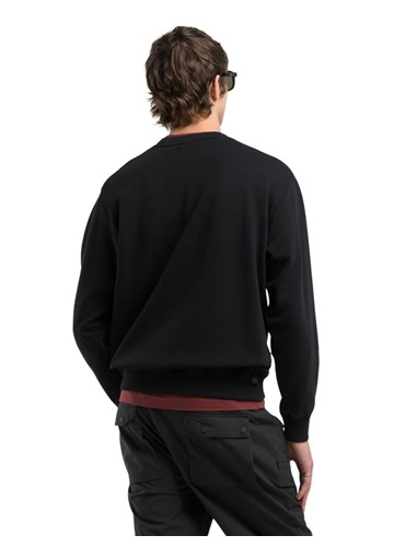 Replay CRNI SWEATSHIRT S KONTRASTNIM NATPISOM - 3