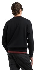 CRNI SWEATSHIRT S KONTRASTNIM NATPISOM - 3