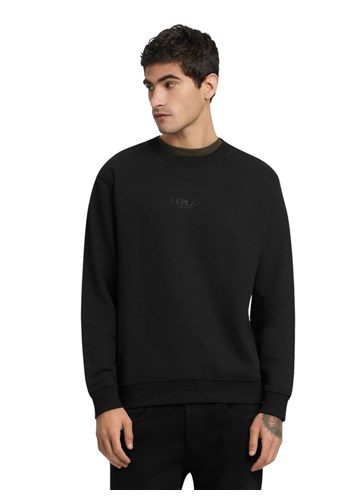 Replay CRNI SWEATSHIRT S MALIM REPLAY NATPISOM - 2