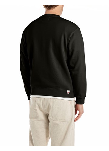 Replay CRNI SWEATSHIRT S MINI NATPISOM NA PRSIMA - 2