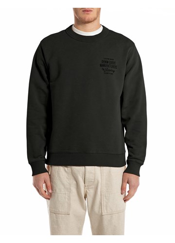 Replay CRNI SWEATSHIRT S NATPISOM DENIM GOODS NA PRSIMA - 1
