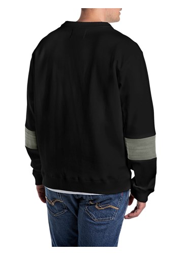 Replay CRNI SWEATSHIRT S PRINTOM I DETALJIMA NA RUKAVIMA - 2 Replay CRNI SWEATSHIRT S PRINTOM I DETALJIMA NA RUKAVIMA - 2
