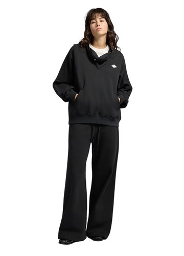 Replay CRNI SWEATSHIRT S VISOKIM OVRATNIKOM - 1 Replay CRNI SWEATSHIRT S VISOKIM OVRATNIKOM - 1