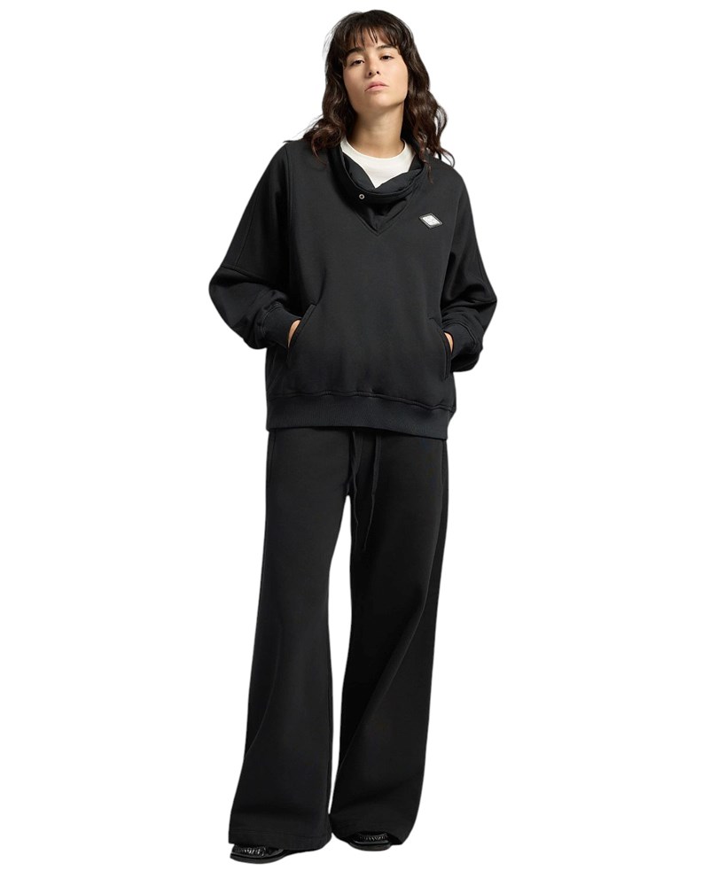 Replay CRNI SWEATSHIRT S VISOKIM OVRATNIKOM - 1