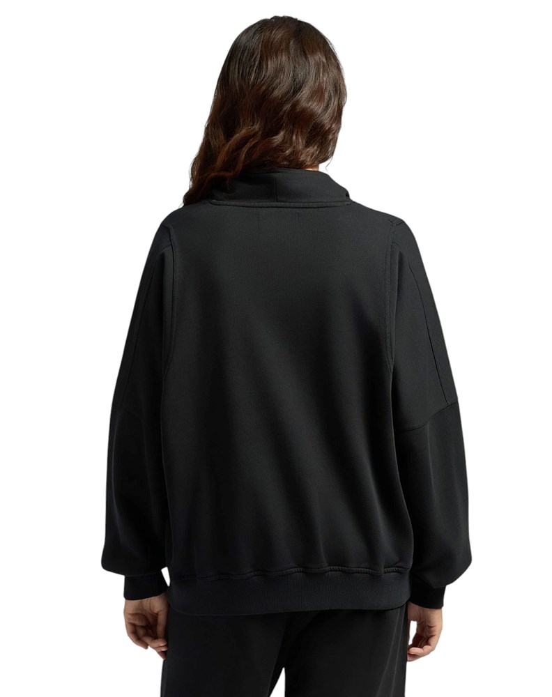 Replay CRNI SWEATSHIRT S VISOKIM OVRATNIKOM - 3