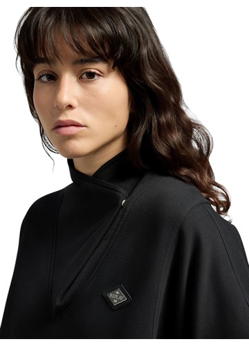 Replay CRNI SWEATSHIRT S VISOKIM OVRATNIKOM - 6 Replay CRNI SWEATSHIRT S VISOKIM OVRATNIKOM - 6