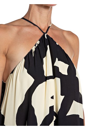 Replay CRNO BIJELA MAXI HALJINA S VELIKIM CVJETNIM PRINTOM - 3