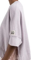 LJUBIČASTI CROPPED SWEATSHIRT S POLU-RUKAVIMA  - 5