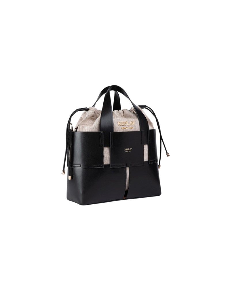 Replay CROSSBODY TORBA S DODATNOM PLATNENOM TORBICOM - 4