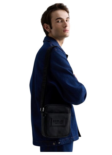 Replay CROSSBODY TORBA S GUMIRANIM LOGOTIPOM - 4