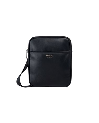 Replay crossbody torbica sa srebrnim logotipom