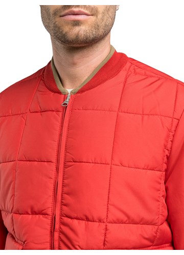 Replay CRVENA JAKNA OD RECIKLIRANOG RIPSTOP POLIESTERA - 3